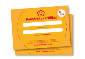 Kulinársky certifikát - 2€